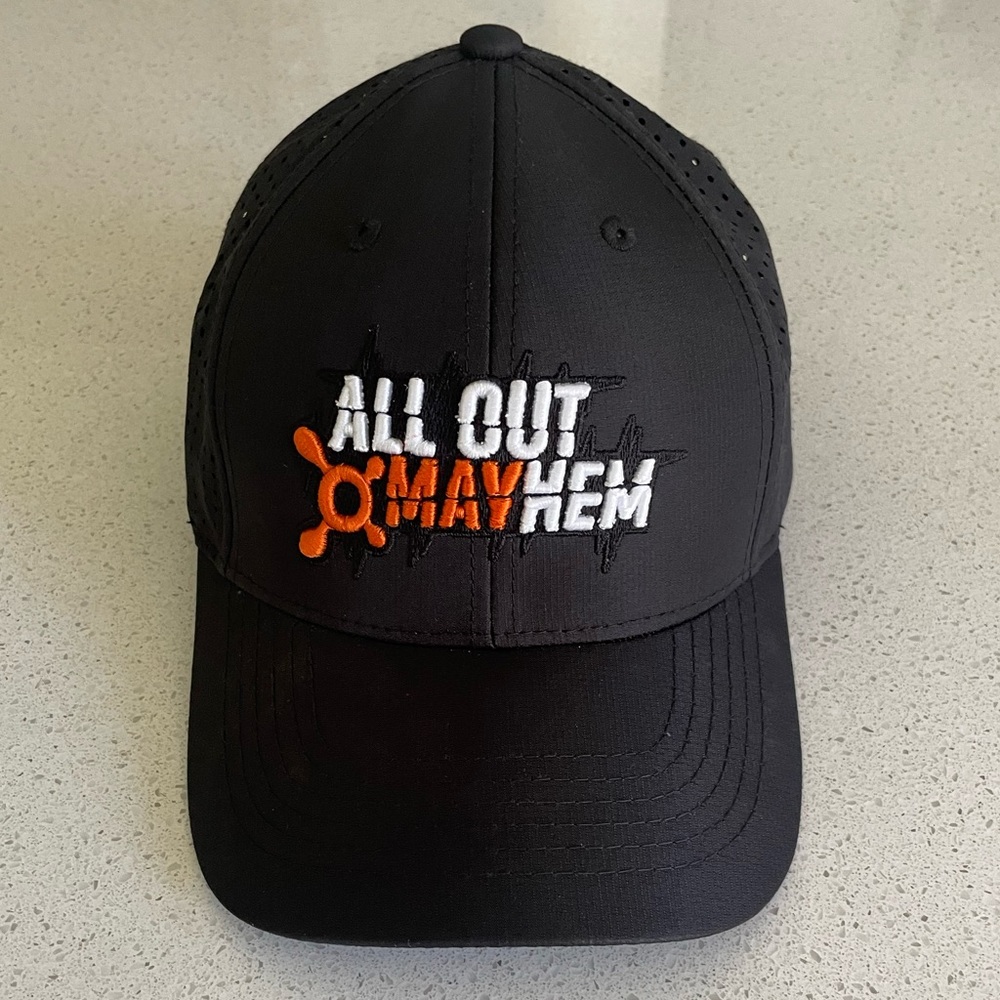 Orangetheory Unisex All Out Mayhem Adjustable Velcro Sweat Wicking Hat